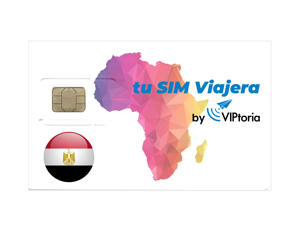 EGITTO - SIM Card fisica con 1 GB di dati 