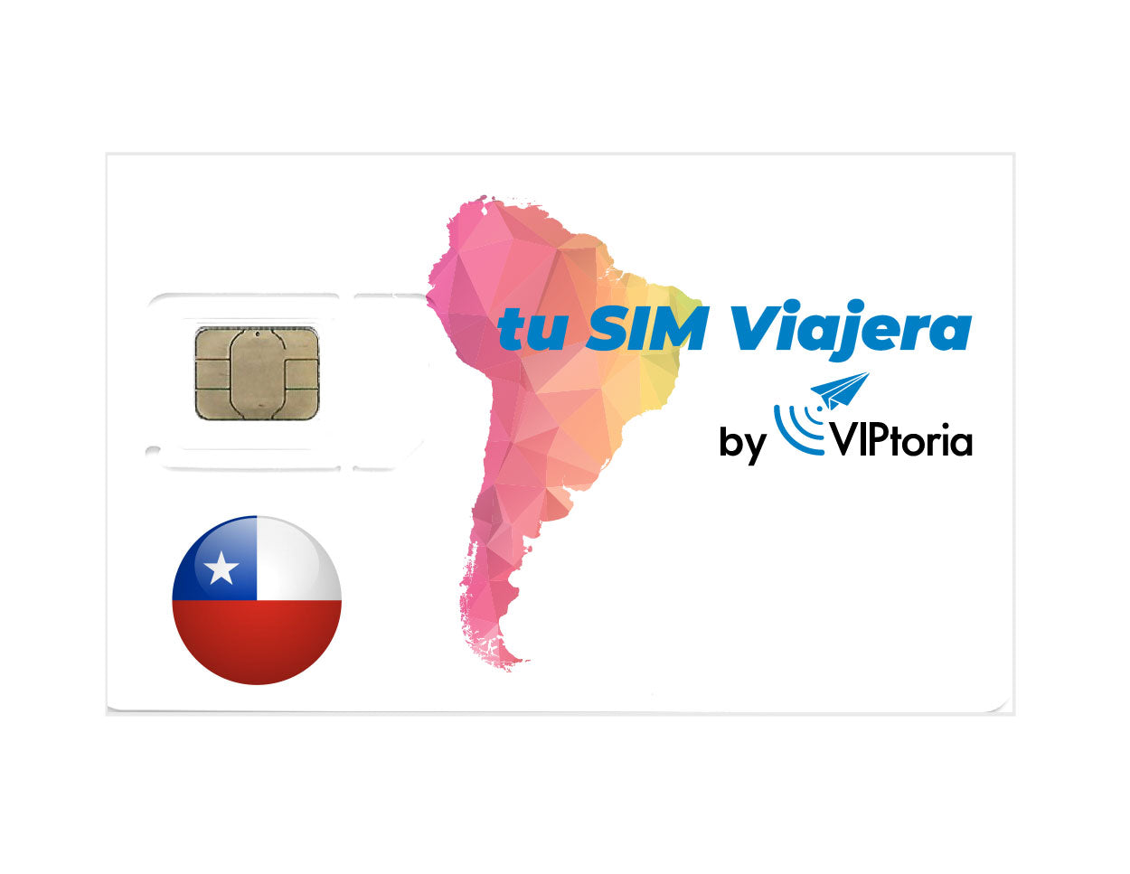 CILE - SIM Card fisica con 1 GB di dati 