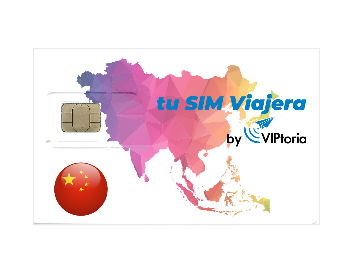 CINA - SIM Card fisica con 5 GB di dati 