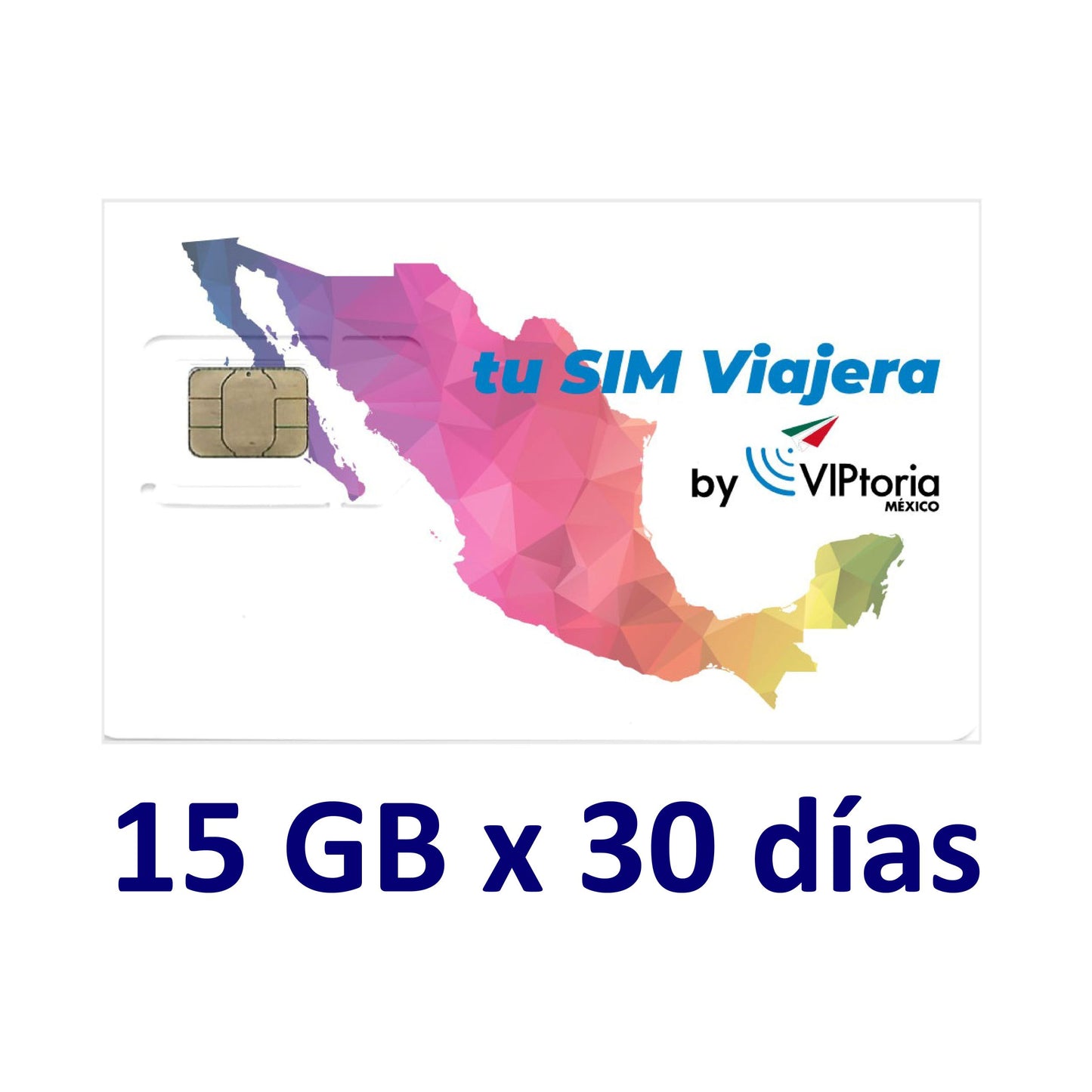 SIM Fisica Locale MESSICO - 20 GB / Chiamate / SMS x 15 giorni 