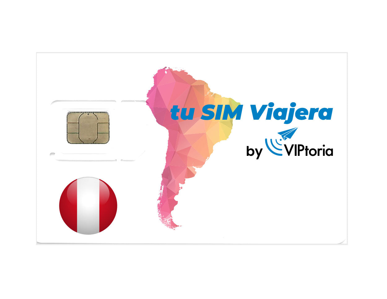 PERÚ - Tarjeta SIM Física con 2 GB de Datos